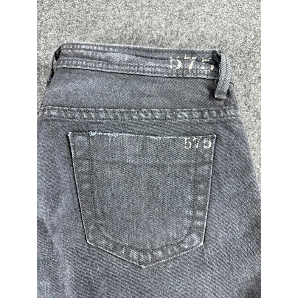 575 Denim Bootcut Jeans Faded Black‎ Size 30 Grunge Y2K Retro Streetwear